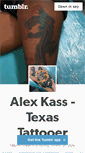 Mobile Screenshot of alexkasstattoo.com